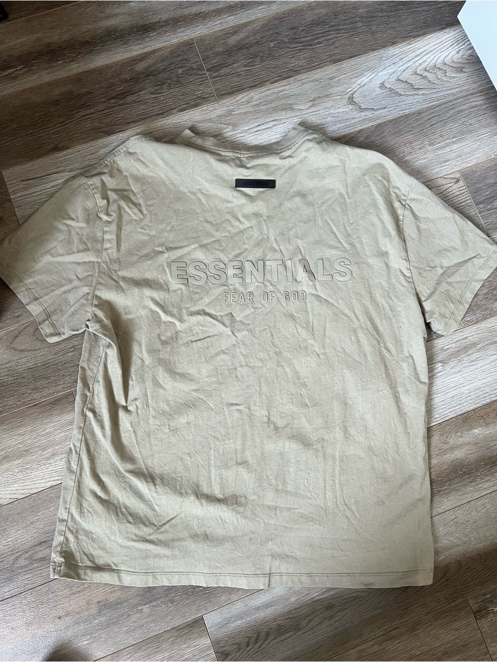 🌸Fear of God Essentials Short Sleeve Tee - Beige